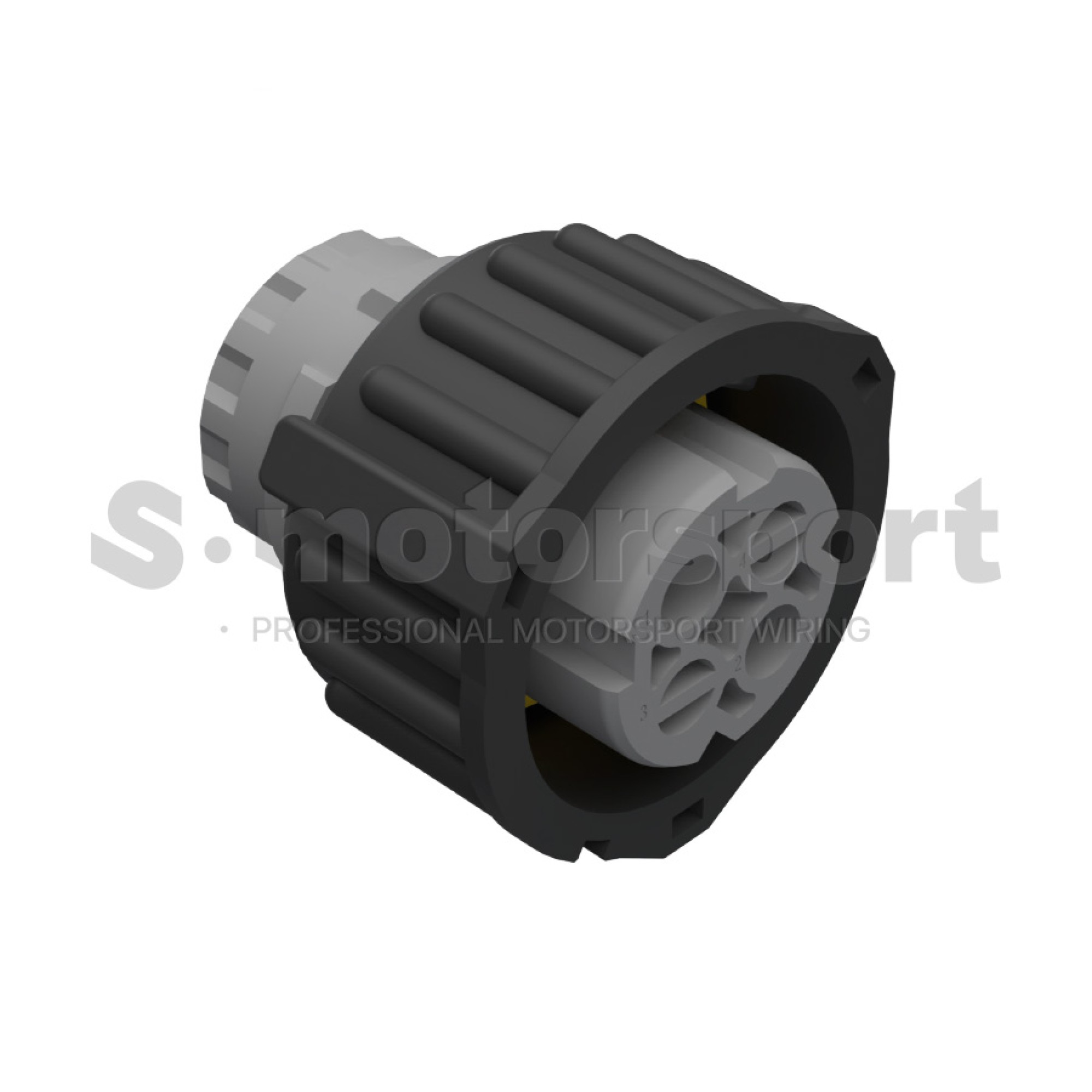 2-х контактный разъем TE AMP | Circular DIN Series | 2-1719434-3 | Socket